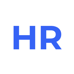 blue letters - HR